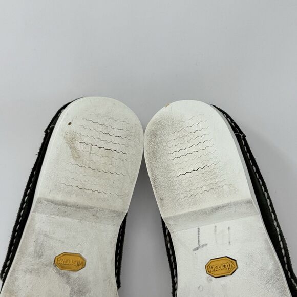 Ernest Hemingway Boat Deck Shoes Mens 12 M Green Suede White Leather Casual - Picture 14 of 15